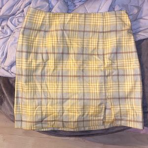 TWEAD yellow wild fable skirt